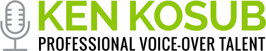 Ken Kosub Professional Voice-Over Talent, Logo